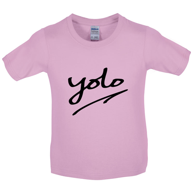 YOLO [You Only Live Once] Kids T Shirt