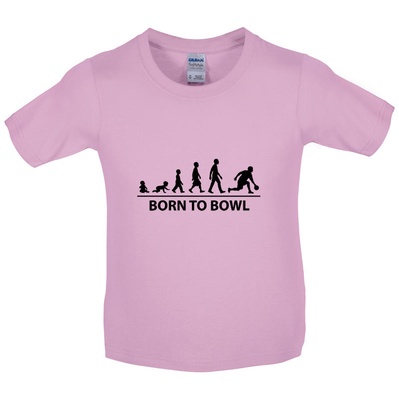 Born to Bowl Kids T Shirt