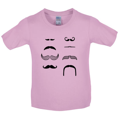 Moustache Kids T Shirt