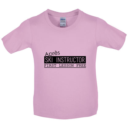 Apres Ski Instructor Kids T Shirt