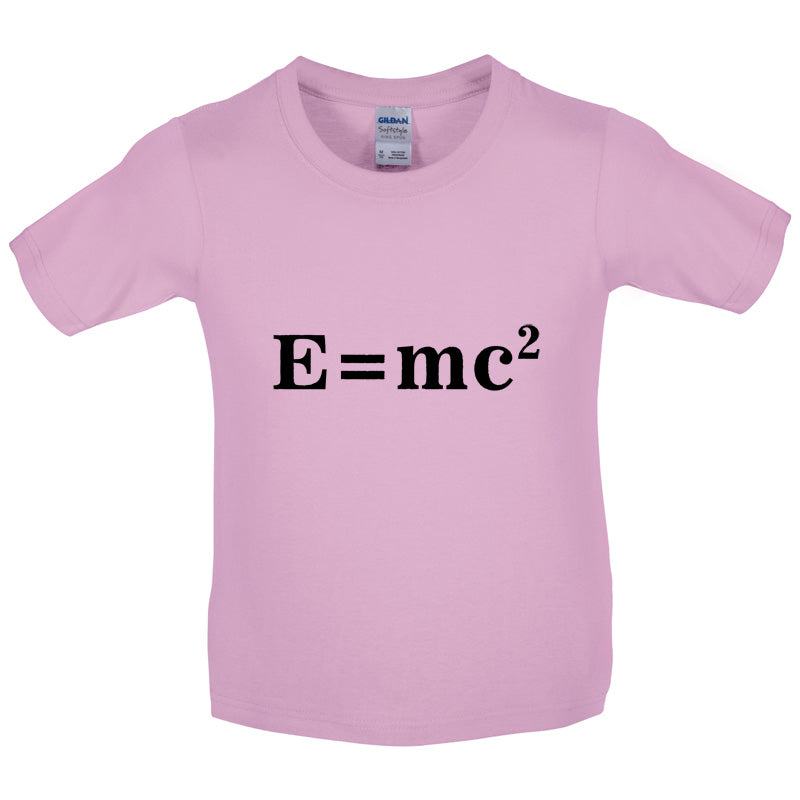 E=mc2 Kids T Shirt