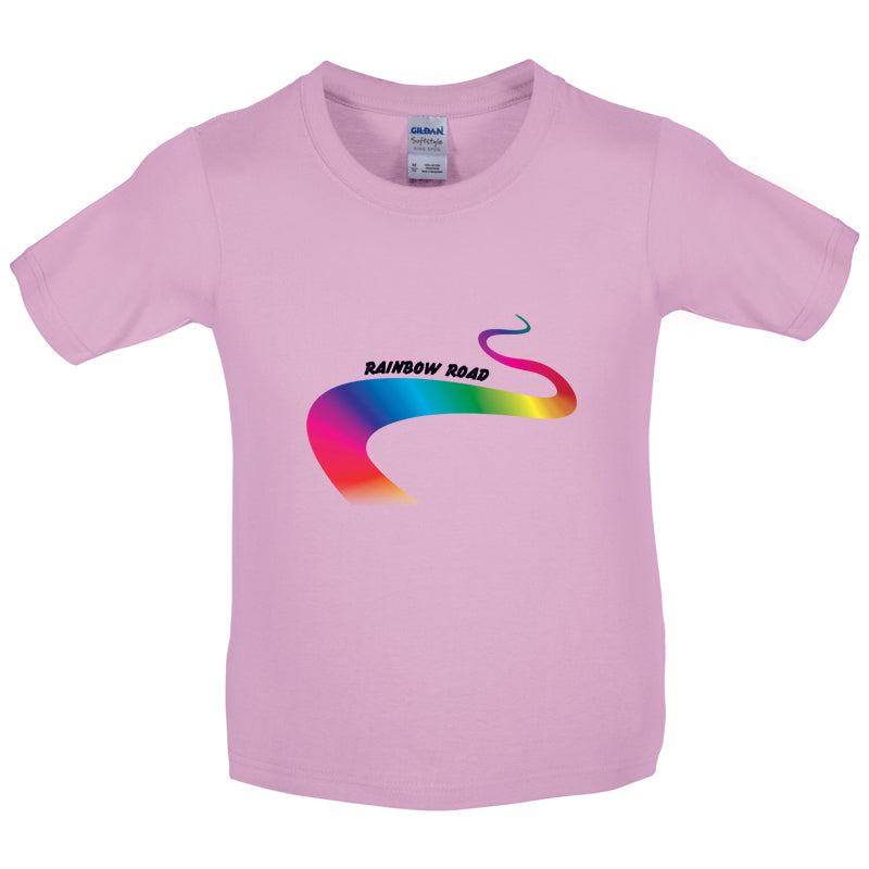 Rainbow Road Kids T Shirt