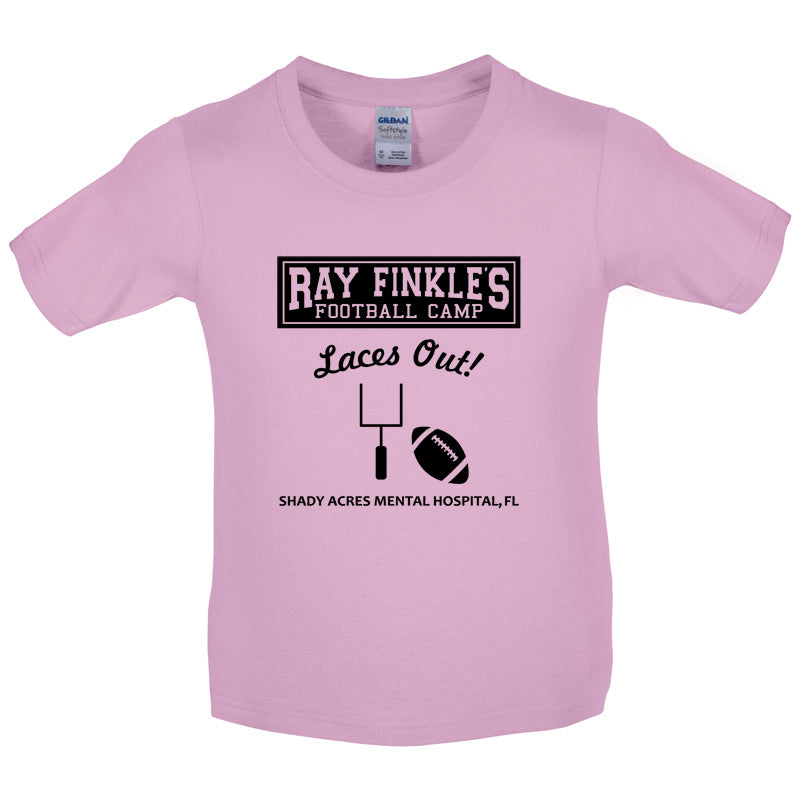 Ray Finkle's Football Camp Laces Out Kids T Shirt