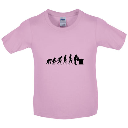 Evolution Of Man Beekeeper Kids T Shirt