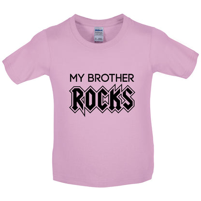 My Brother Rocks Kids T Shirt