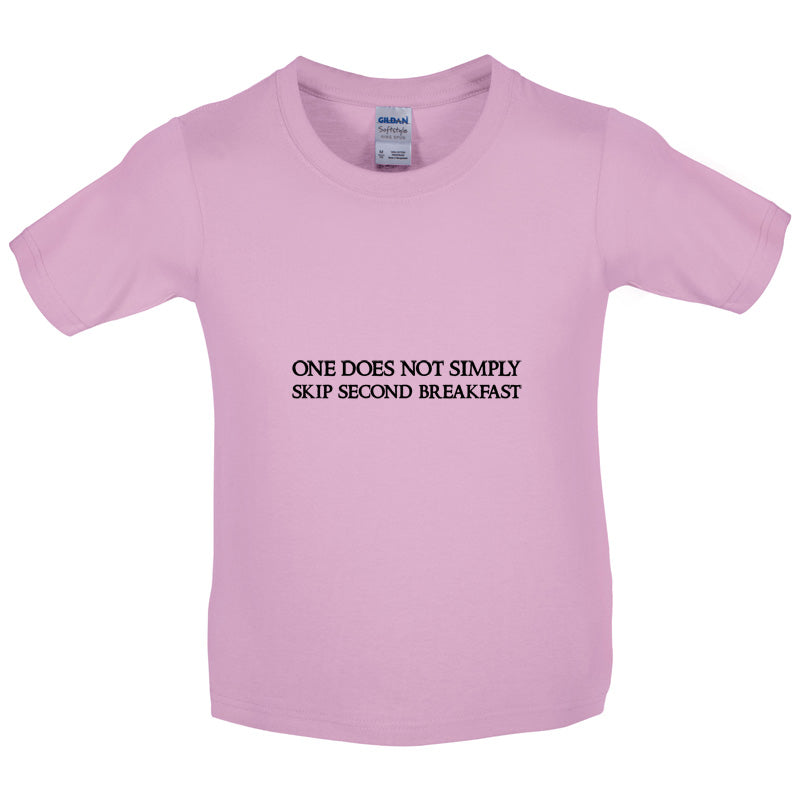 One Does Not Simply Skip Second Breakfast Kids T Shirt