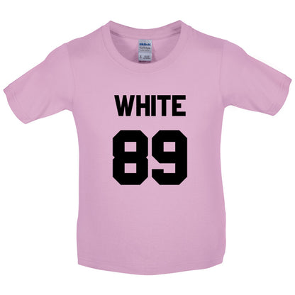 White 89 Kids T Shirt