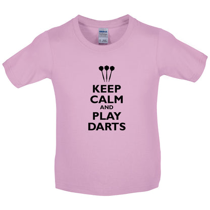 Keep Calm and Play Darts Kids T Shirt