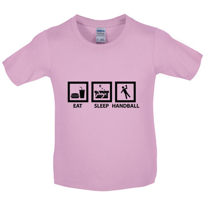 Eat Sleep Handball Kids T Shirt