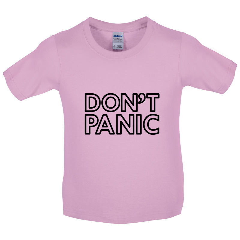 Don't Panic Kids T Shirt