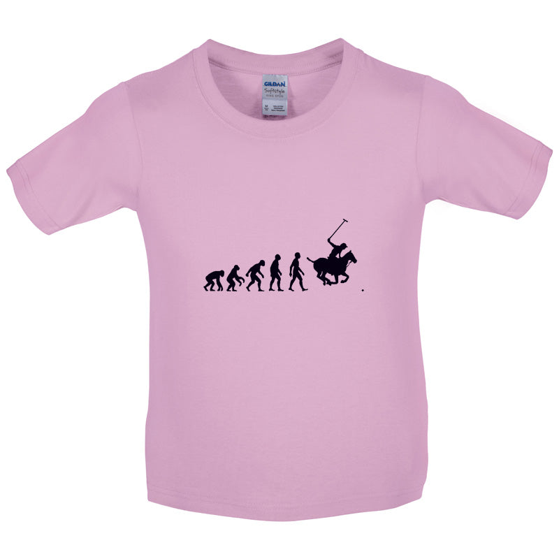 Evolution Of Man Polo Kids T Shirt