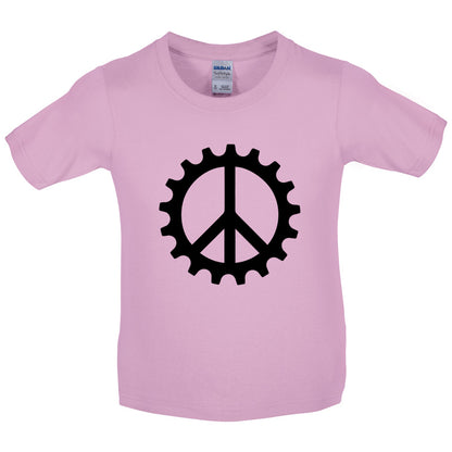 Peace Cog Kids T Shirt