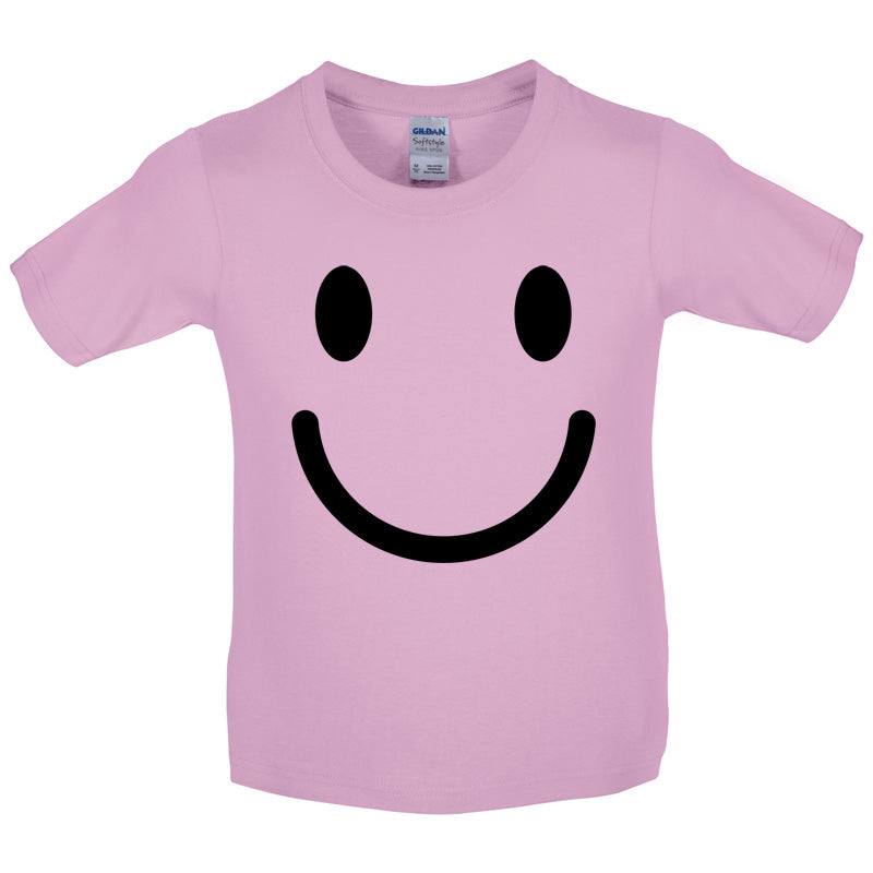 Smiley Face Kids T Shirt