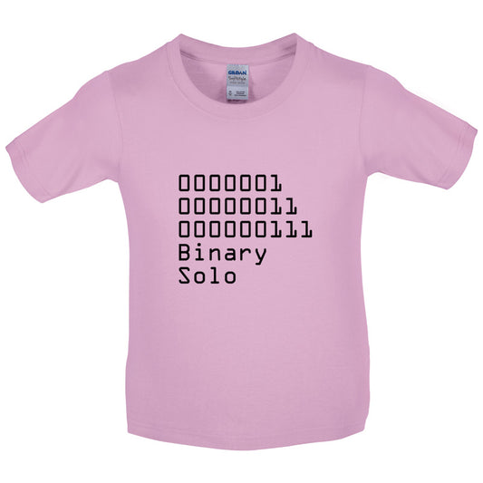 Binary Solo Kids T Shirt