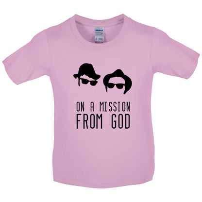 On A Mission From God Kids T Shirt