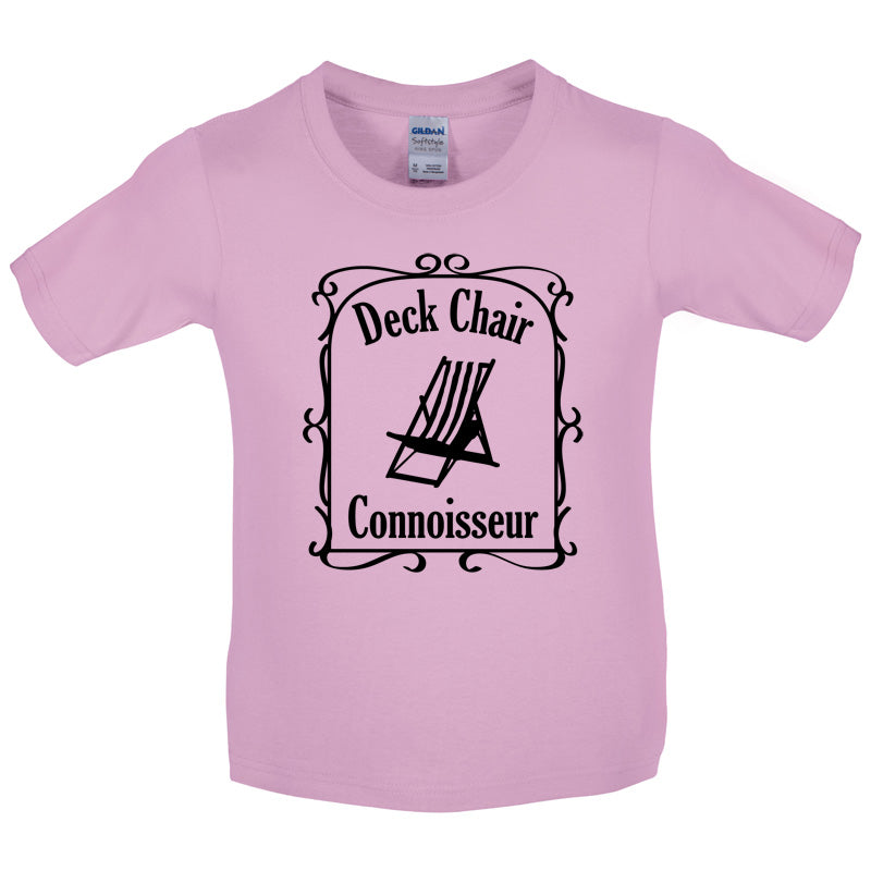 Deck Chair Connoisseur Kids T Shirt