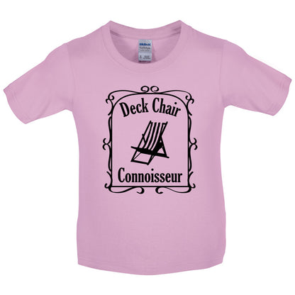 Deck Chair Connoisseur Kids T Shirt