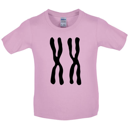 XX Chromosome Kids T Shirt