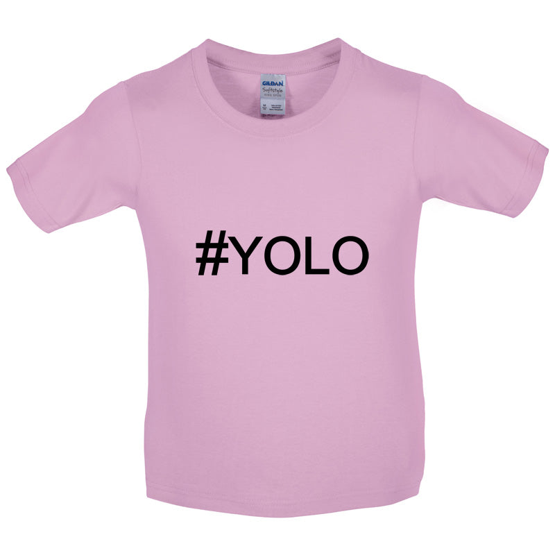 #YOLO (Hashtag) Kids T Shirt