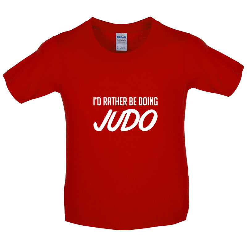 I'd Rather Be Doing Judo Kids T Shirt