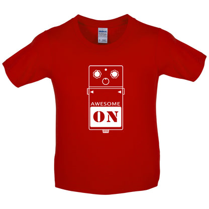 Guitar Pedal Kids T Shirt