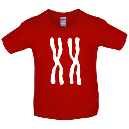 XX Chromosome Kids T Shirt