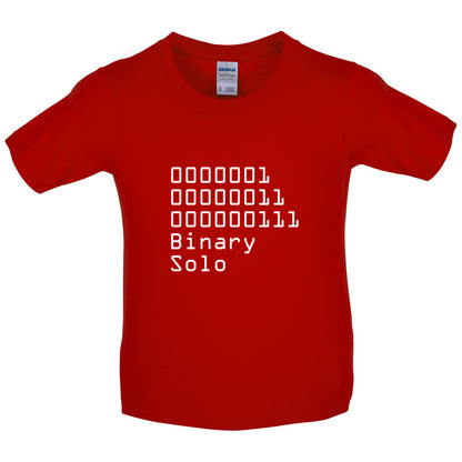 Binary Solo Kids T Shirt