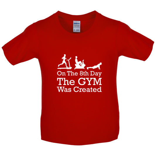 On The 8th Day Gymnastics Was Created Kids T Shirt