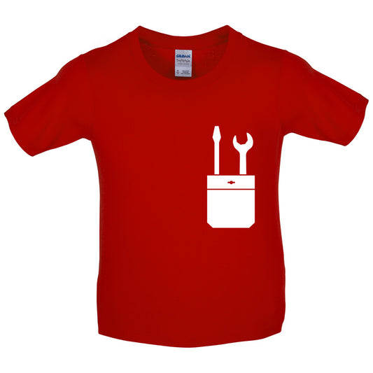 Tools In Pocket Kids T Shirt