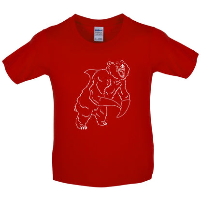 Bear Shark Kids T Shirt