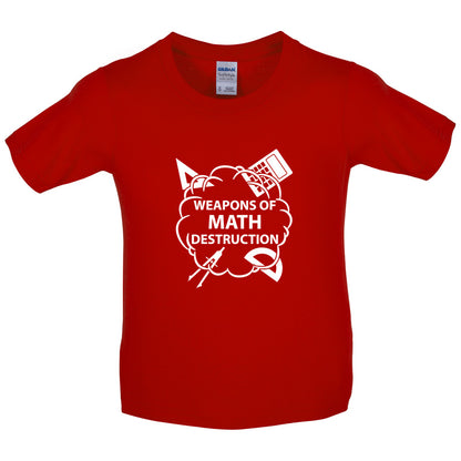 Weapons Math Destruction Kids T Shirt