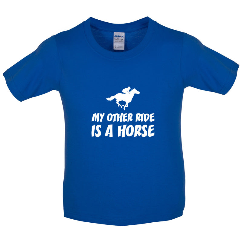 My Other Ride Is A Horse Kids T Shirt