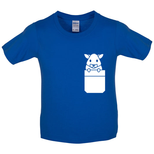 Pocket Hamster Kids T Shirt