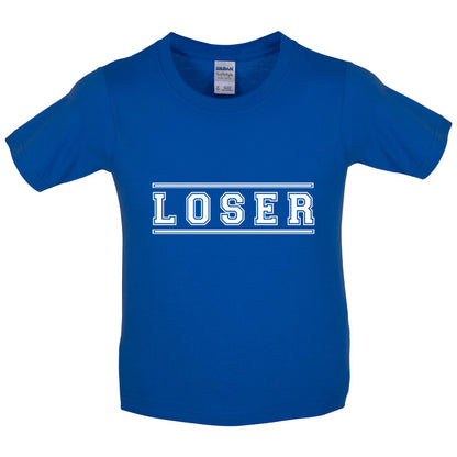 Loser College Font Kids T Shirt