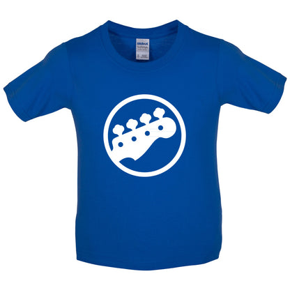 Bass Guitar Headstock Kids T Shirt