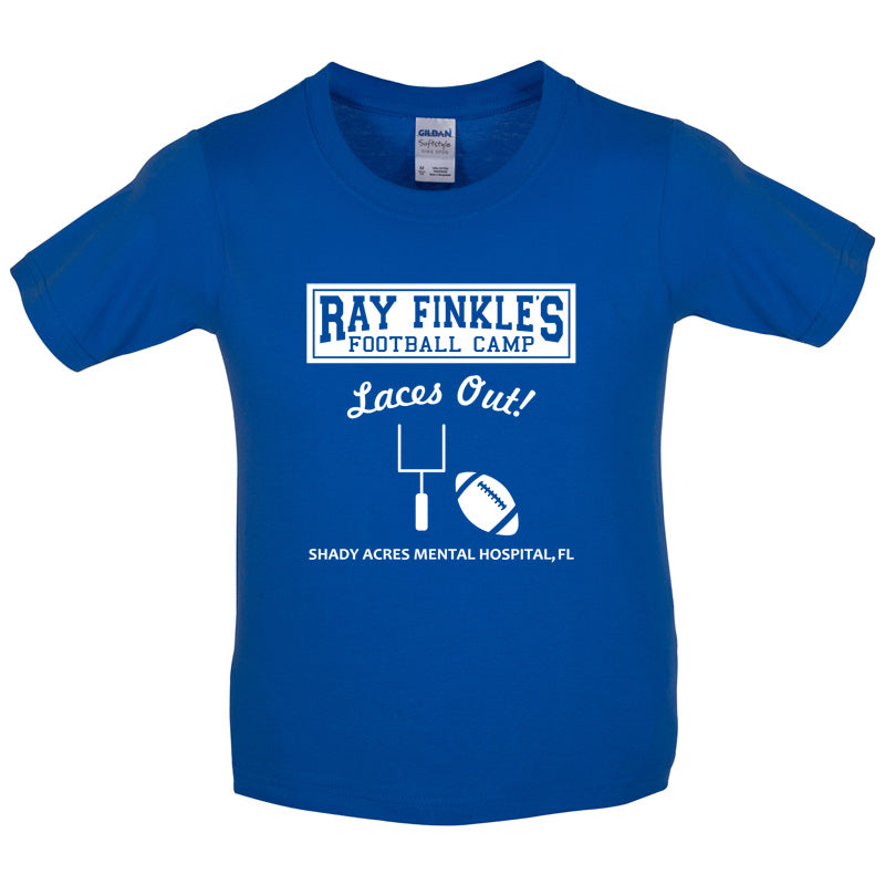 Ray Finkle's Football Camp Laces Out Kids T Shirt