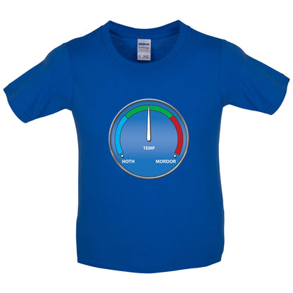 Hoth Mordor Thermostat Kids T Shirt