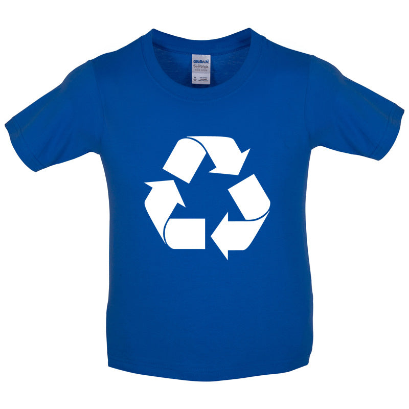 Recycling Symbol Kids T Shirt