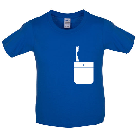 Toothbrush in Pocket Kids T Shirt