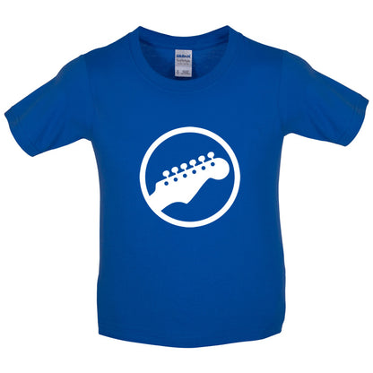 Guitar Headstock Kids T Shirt