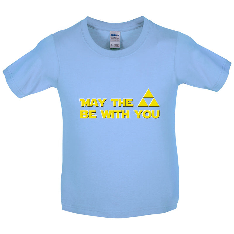 May The Triforce Be With You Kids T Shirt