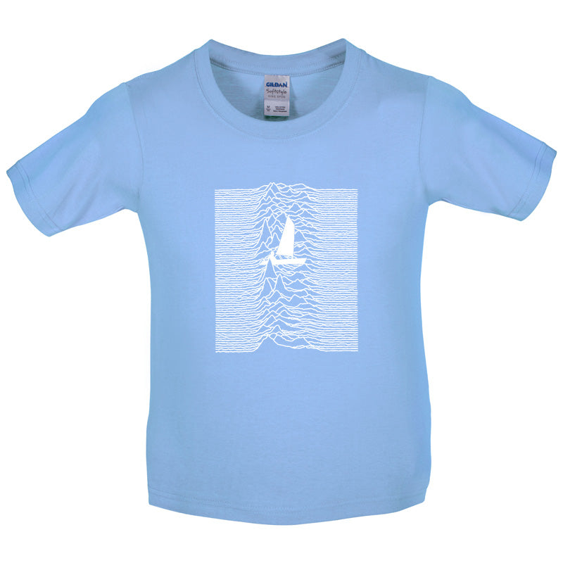 Unknown Pleasures Of Sailing Kids T Shirt