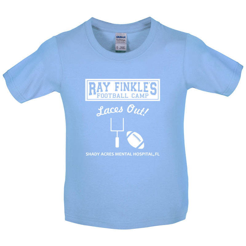 Ray Finkle's Football Camp Laces Out Kids T Shirt