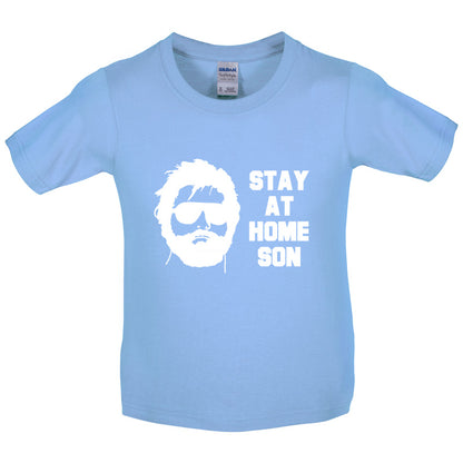 Stay at home Son Kids T Shirt