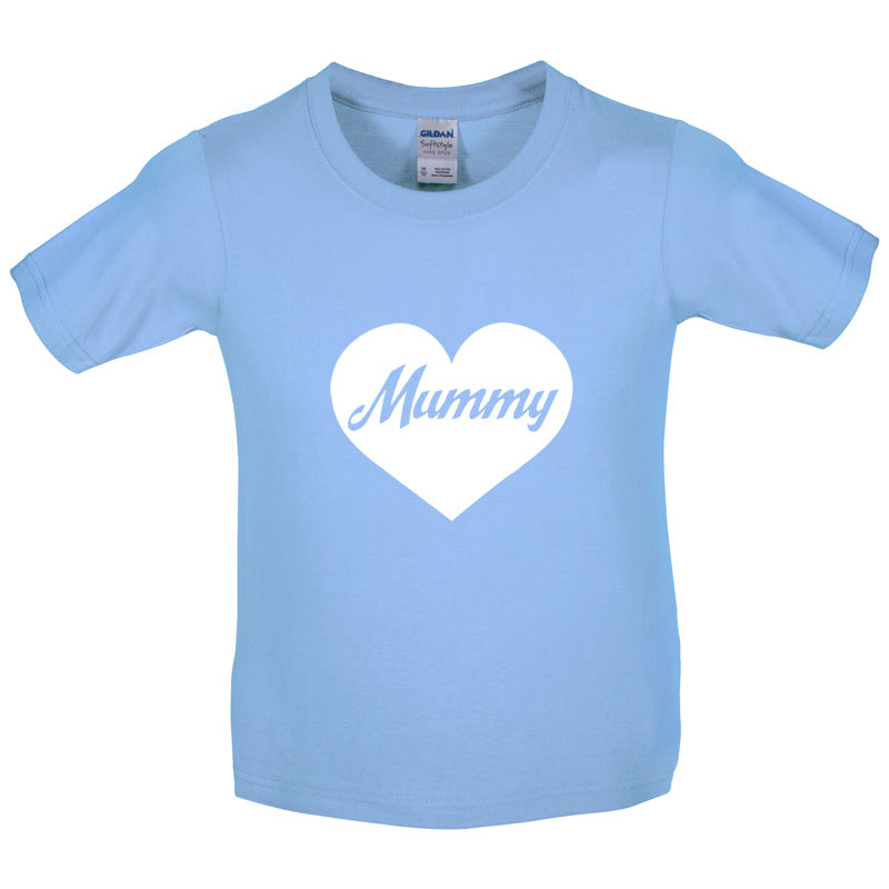 Heart Mummy Kids T Shirt