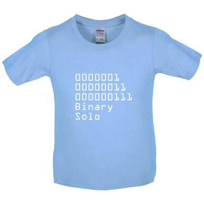 Binary Solo Kids T Shirt