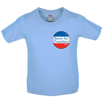 Bauer For President Kids T Shirt