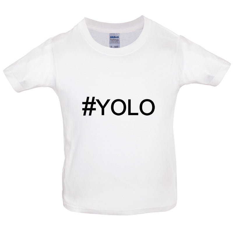 #YOLO (Hashtag) Kids T Shirt