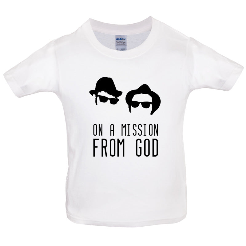 On A Mission From God Kids T Shirt