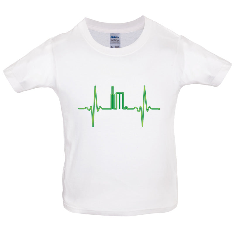 Heartbeat Cricket Kids T Shirt